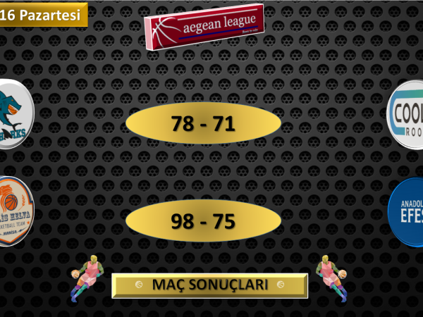 Aegean League | 2016 SPRING CUP' TA 5. HAFTA 1. GÜN MAÇ SONUÇLARI...