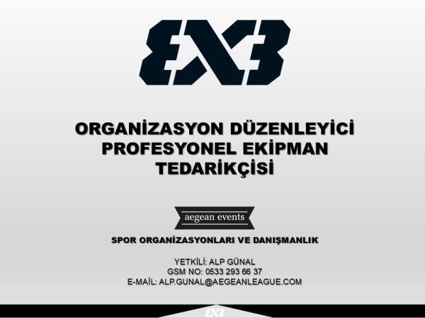 Aegean League | 3X3 Basketbol Turnuvaları Organizasyonları Düzenleyicisi...